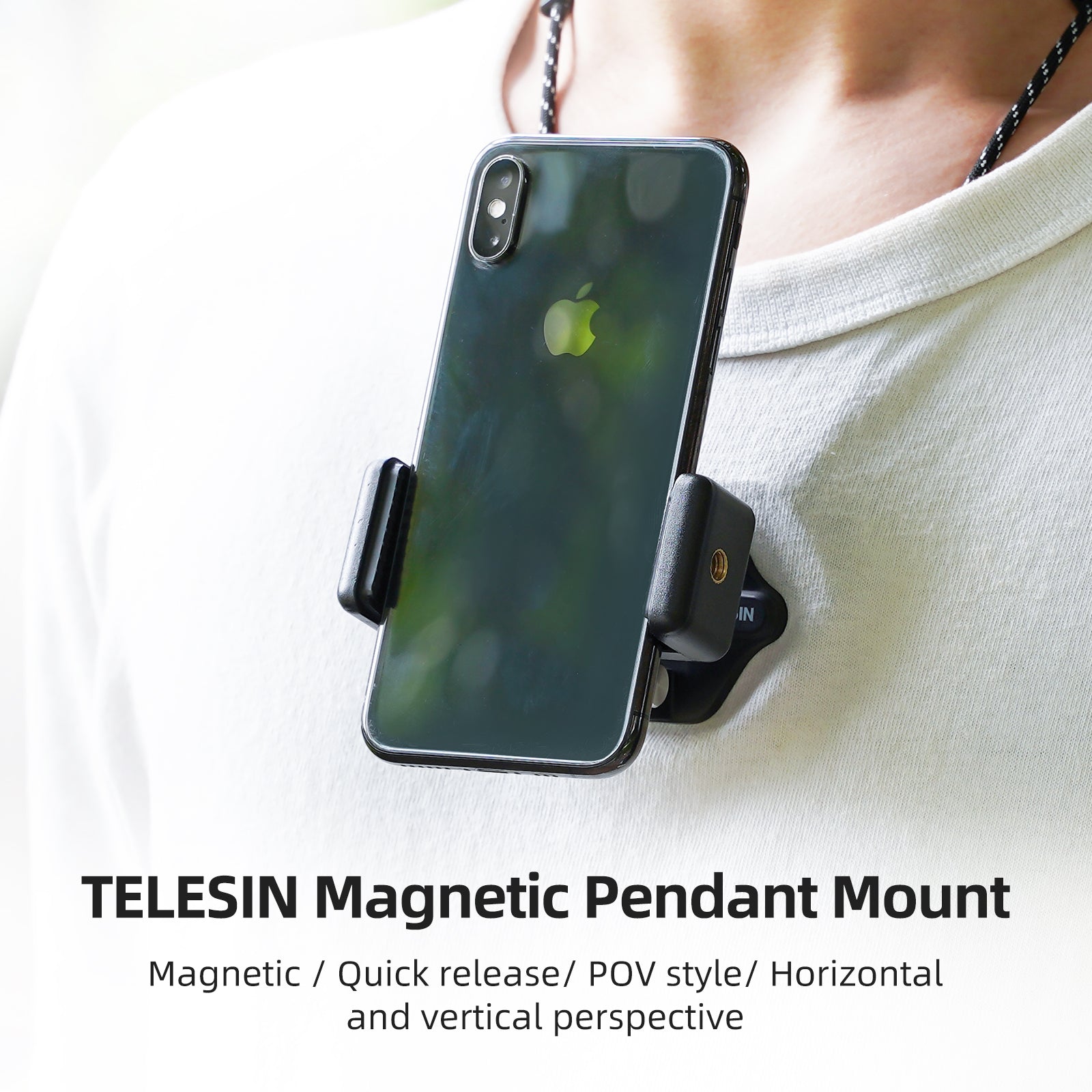 TELESIN Magnetic Bracket Halter Set