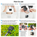 TELESIN Magnetic Bracket Expansion Set (Neck Mount/Quick Release)