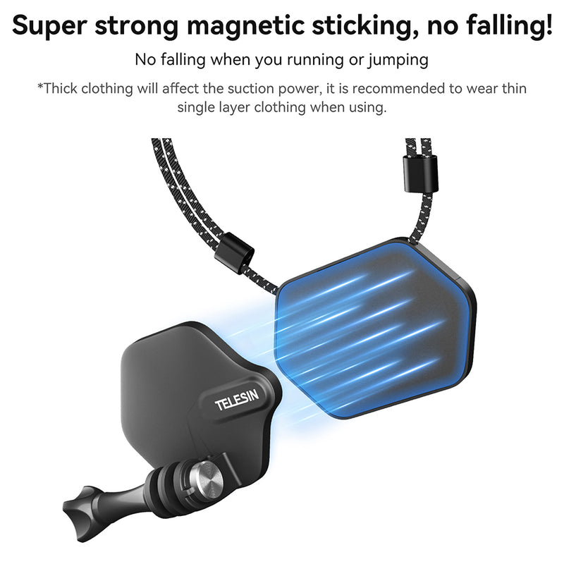 TELESIN Magnetic Bracket Expansion Set (Neck Mount/Quick Release)