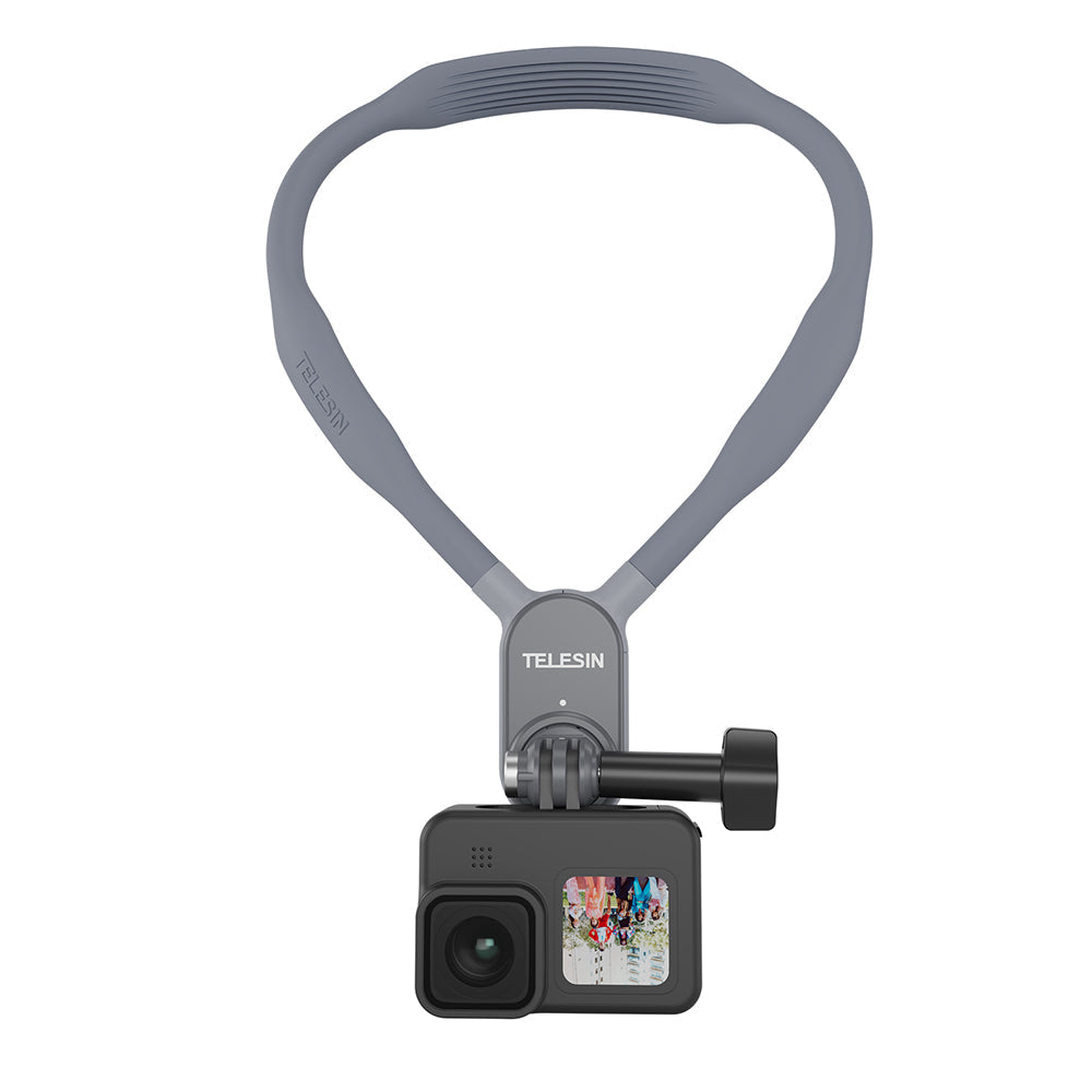TELESIN Magnetic Neck Holder Mount for Action Cameras/ Phones TELESIN