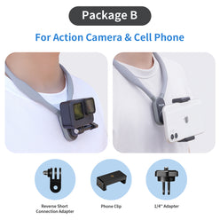 TELESIN Magnetic Neck Holder Mount for GoPro