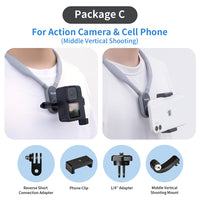 TELESIN Magnetic Neck Holder Mount for GoPro