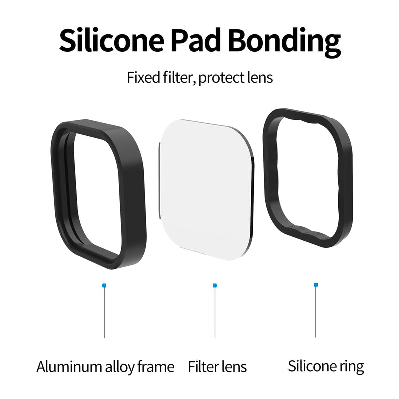 TELESIN ND & CPL Lens Filters Set for GoPro Hero 12/11/ 10/ 9/ Mini TELESIN
