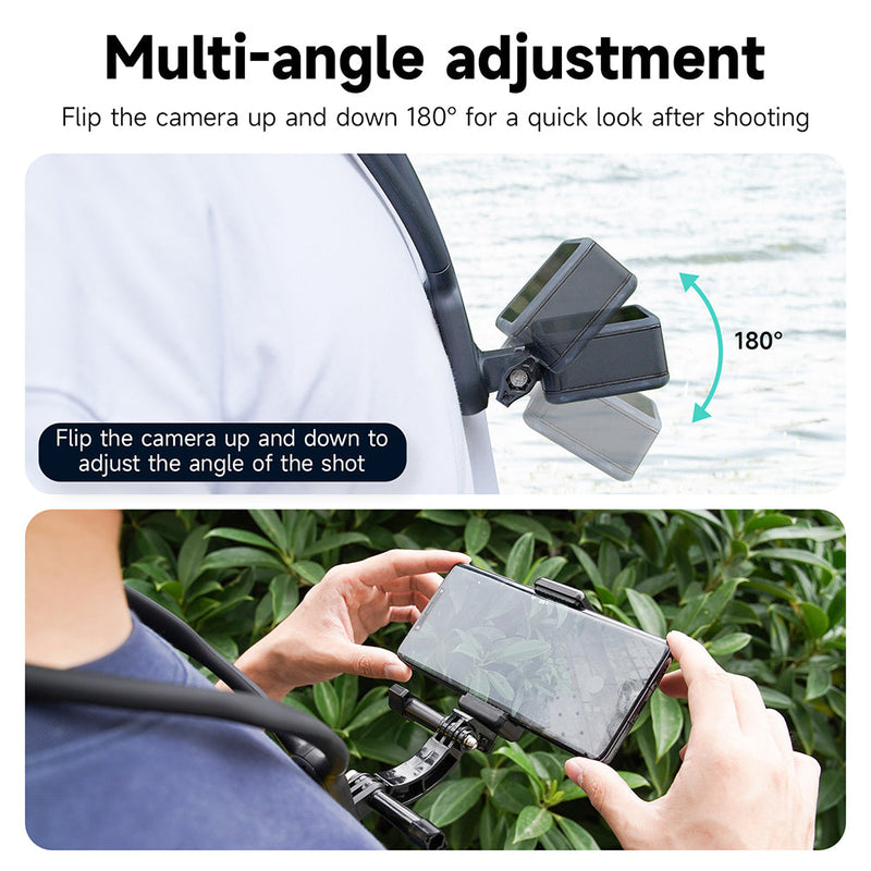TELESIN Neck Holder Mount SE (No Magnetic) for Action Cameras/ Phones TELESIN
