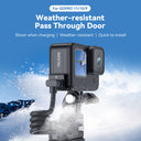 TELESIN Plastic Rechargeable Side Cover Rainproof Snowproof for GoPro 11/10/9