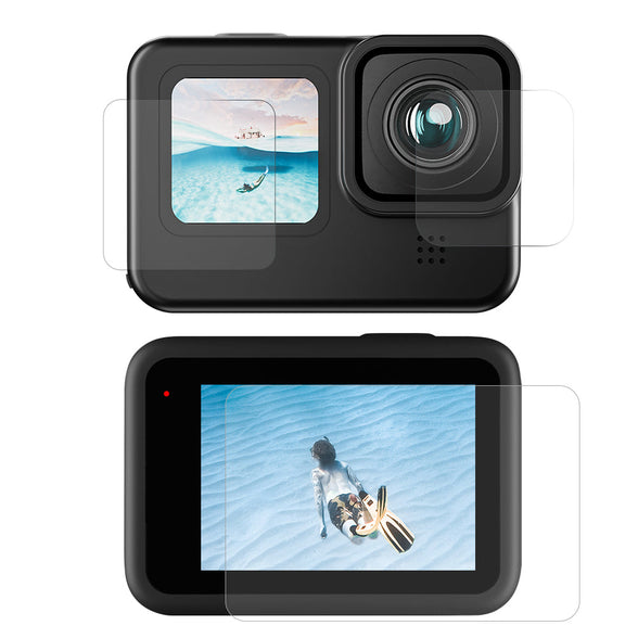 TELESIN Screen & Lens Protective HD Film Cover for GoPro 12/11/10/9 TELESIN