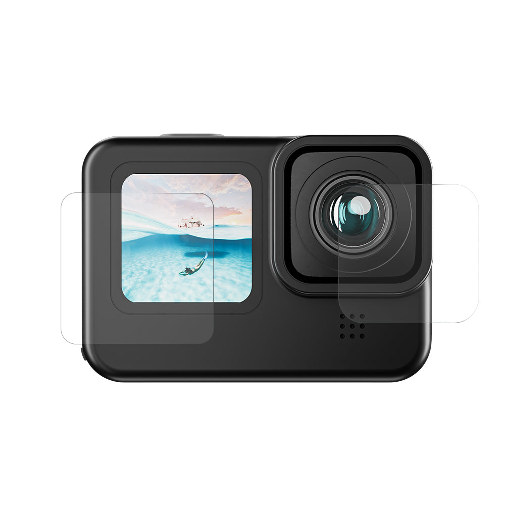 TELESIN Screen & Lens Protective HD Film Cover for GoPro 12/11/10/9 TELESIN