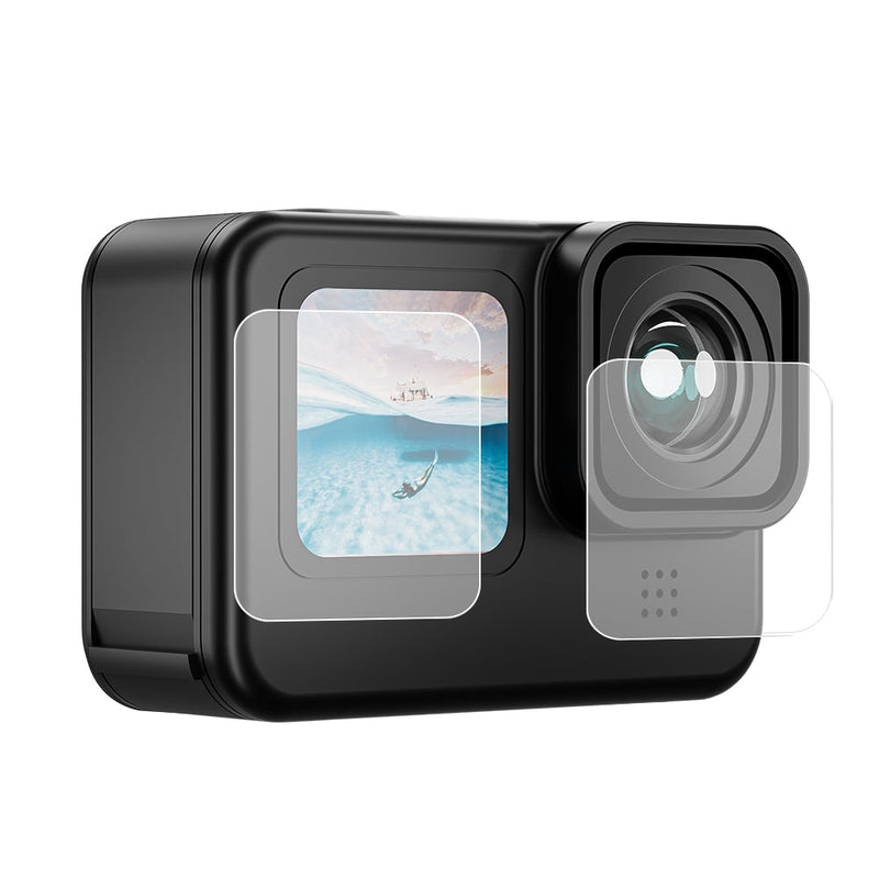 TELESIN Screen & Lens Protective HD Film Cover for GoPro 12/11/10/9 TELESIN