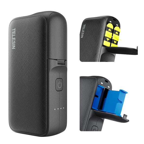 TELESIN Storage Charging Box Power Bank for GoPro Battery