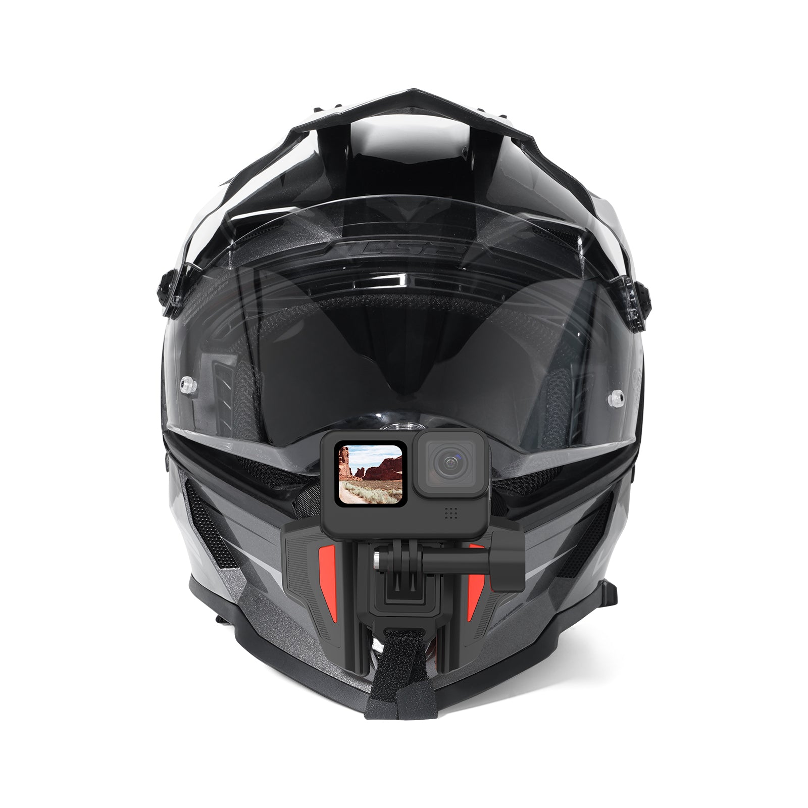 TELESIN Motorcycle Helmet Chin Strap Mount for GoPro