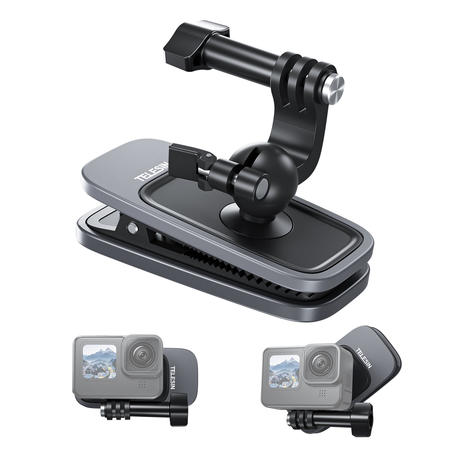 TELESIN Magnetic Backpack Clip for GoPro