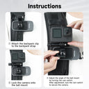 TELESIN Magnetic Backpack Clip for GoPro