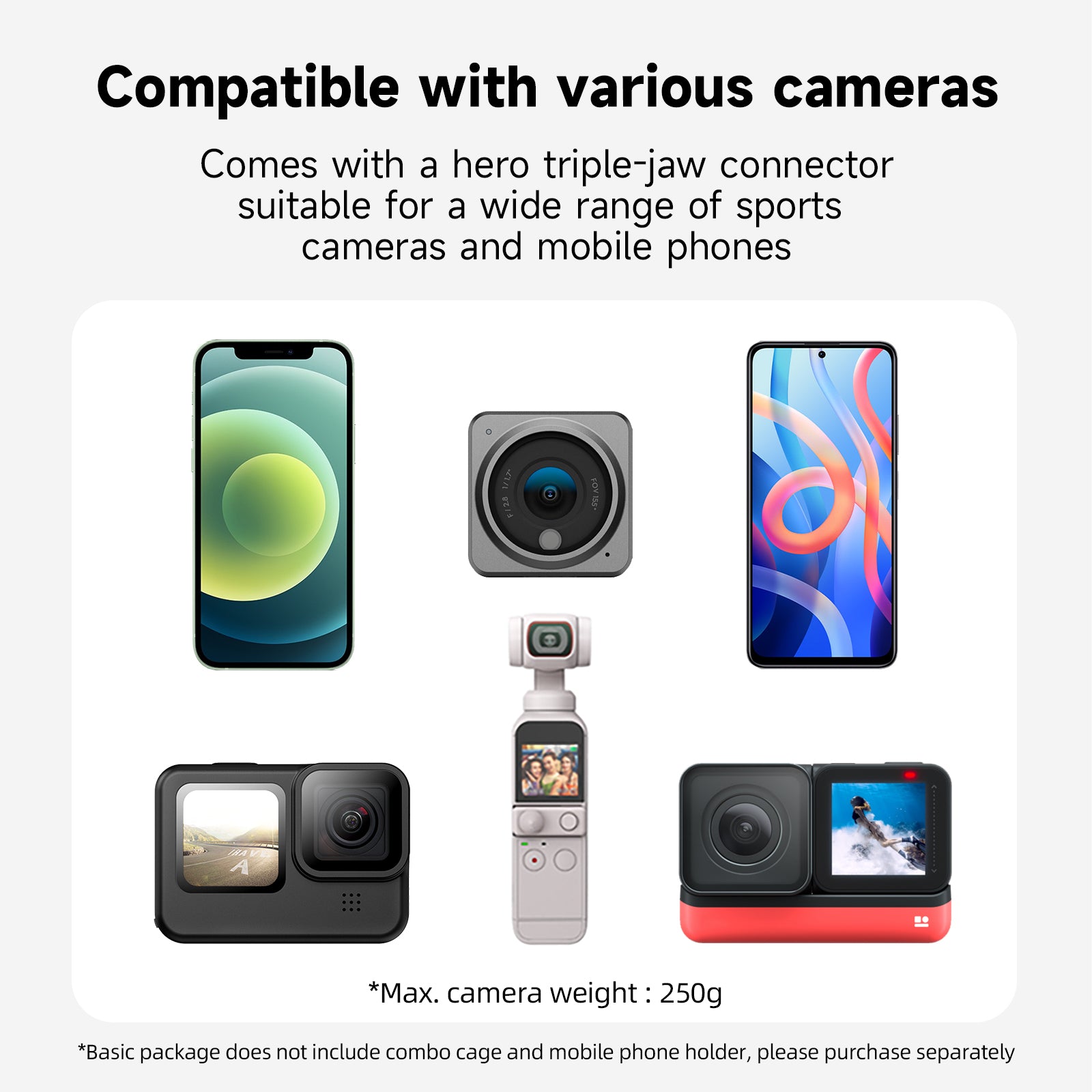 TELESIN Magnetic Backpack Clip for GoPro